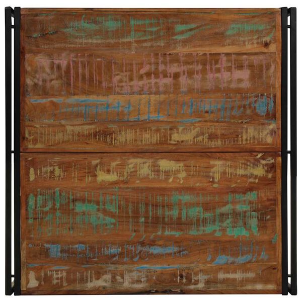 vidaXL Tavolino Salotto Multicolore 100x100x35 cm Legno Recupero