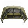 vidaXL Tenda Campeggio 10 Persone Verde Rilascio Rapido Impermeabile