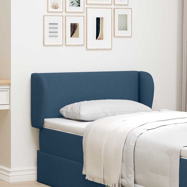 vidaXL Orecchia della Testata Blu 40 x 23 x 6 cm Tessuto