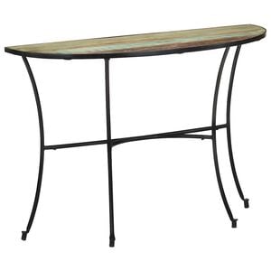vidaXL Tavolino Laterale 110x40x77 cm in Legno Massello di Recupero