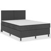 vidaXL Letto a Molle Grigio in Tessuto 180x200 cm