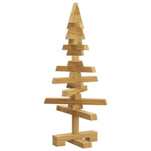 vidaXL Albero di Natale in legno KOTKA Legno Massello di Pino