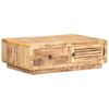vidaXL Tavolino da Salotto 90x60x29 cm in Legno di Mango Grezzo