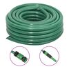 vidaXL Set Tubo da Giardino con Raccordi Verde 0,75" 100 m in PVC