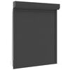 vidaXL Persiana a rullo Antracite 120 x 150 cm Alluminio e poliuretano