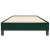 vidaXL Letto a Molle senza Materasso Verde Scuro 100x220 cm Velluto