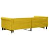 vidaXL Divano Letto con Letto Estraibile Giallo 100x200 cm in Velluto