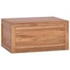 vidaXL Armadietto da Bagno a Parete 60x45x30 cm Legno Massello di Teak