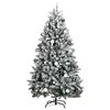 vidaXL Albero Natale Incernierato con 300 LED e Palline 300 cm