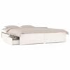 vidaXL Giroletto con Cassetti Bianco 200x200 cm