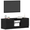 vidaXL Mobile TV Rovere Nero 102 x 32 x 35.5 cm Legno multistrato