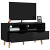 vidaXL Mobile Porta TV Nero Lucido 90x40x48,5 cm Legno Multistrato