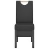 vidaXL Sedie da Pranzo 6 pz Nere in Similpelle