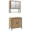 vidaXL Set di mobili per il bagno 2 pz Marrone 60 x 30 x 60 cm