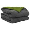 vidaXL Duvet Estivo 220 x 140 cm Estate 200 gsm Verde e Antracite