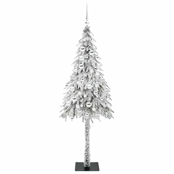 vidaXL Albero di Natale con 300 LED Bianco 180 cm PE e Acciaio