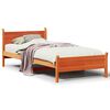 vidaXL Letto senza Materasso Marrone Cera 100x200 cm in Legno di Pino