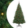vidaXL Albero di Natale artificiale con 300 LED Verde 210 cm