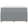 vidaXL Struttura del letto Grigio chiaro 120 x 200 cm Tessuto