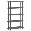vidaXL Unit&agrave; di scaffalatura 5 livelli 100 x 40 x 177 cm PP