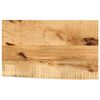 vidaXL Piano Tavolo 50x20x3,8 cm Bordi Vivi Legno di Mango Grezzo