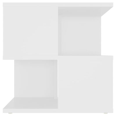 vidaXL Tavolino Bianco 40x40x40 cm in Legno Multistrato