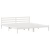 vidaXL Struttura del letto con testiera Bianco 225,5 x 205,5 x 69,5 cm