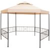 vidaXL Gazebo Padiglione Tenda da Giardino 323x265 cm