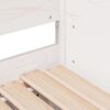 vidaXL Divano Letto con Letto Estraibile Bianco 90x200cm Massello Pino