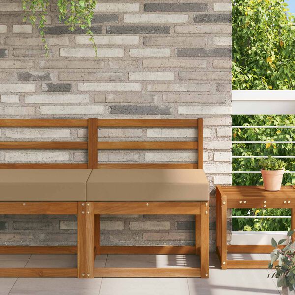 vidaXL Cuscino per divano da esterno Talpa 60 x 60 x 8 cm Poliestere