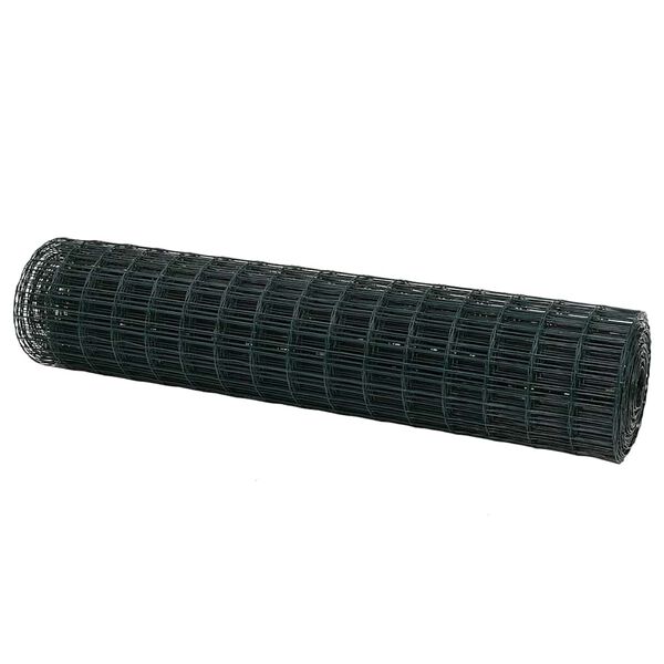 vidaXL Recinzione Euro Verde 1.2 x 25 m Ferro rivestito in PVC