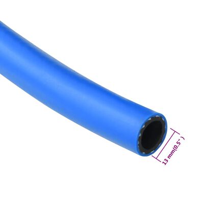 vidaXL Tubo d'Aria Blu 0,7" 100 m in PVC
