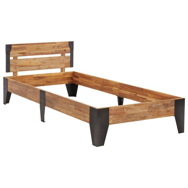 vidaXL Giroletto in Massello di Acacia Finitura Spazzolata 90x200 cm