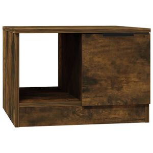 vidaXL Tavolino da Salotto Rovere Fumo 50x50x36cm in Legno Multistrato