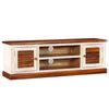 vidaXL Mobile TV Legno Massello di Acacia e Mango 120x30x40 cm