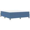 vidaXL Struttura letto piattaforma Blu 180 x 200 cm Tessuto