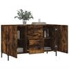 vidaXL Credenza Rovere Fumo 100x36x60 cm in Legno Multistrato