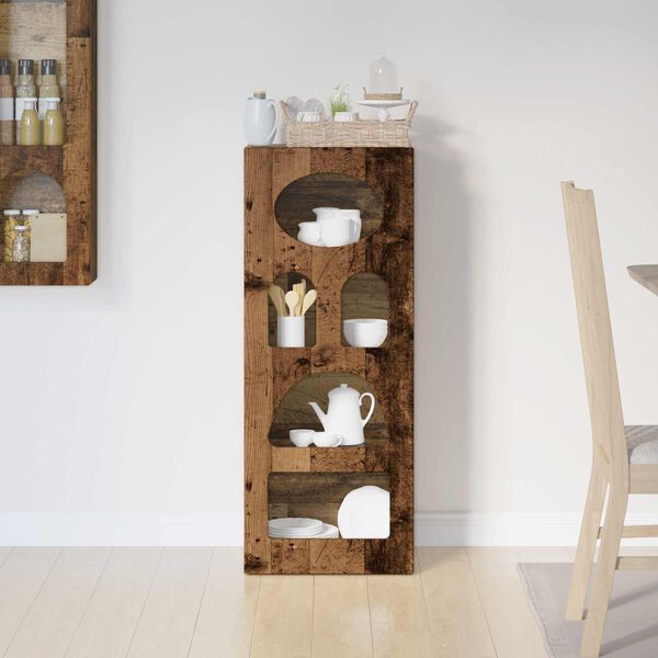 vidaXL Credenza Legno vecchio 40 x 35 x 100,5 cm Legno multistrato