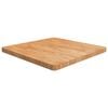 vidaXL Piano Tavolo Quadrato Marrone Chiaro 70x70x4cm Rovere Trattato
