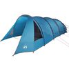 vidaXL Tenda a tunnel con tetto Blu e Grigio 778 x 356 x 210 cm