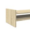 vidaXL Supporto Monitor Rovere Sonoma 100x27x20 cm Legno Multistrato