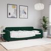 vidaXL Letto da Giorno Verde Scuro 80x200 cm in Velluto