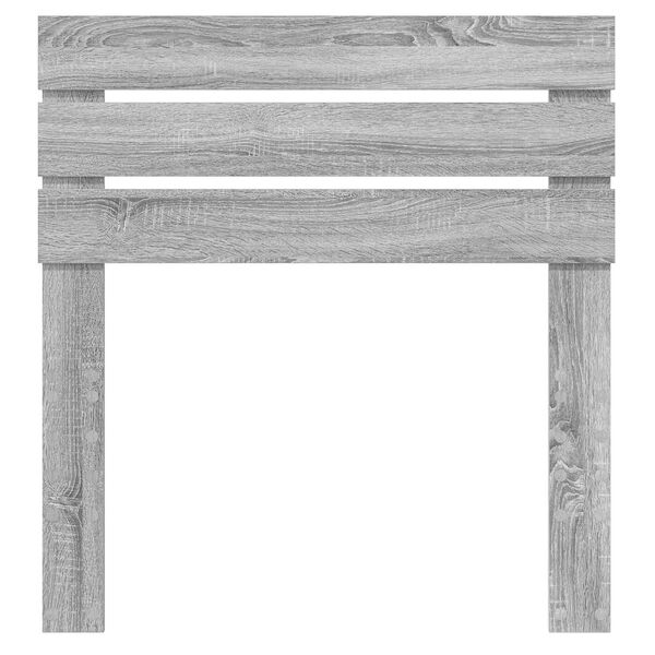 vidaXL Testiera con testiera Grigio Sonoma 75 cm Legno multistrato