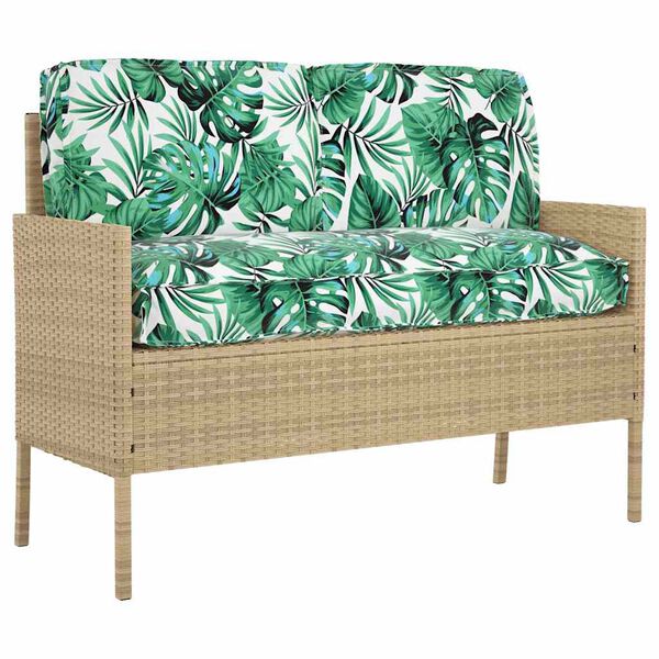 vidaXL Set di Cuscini Foglia 3 pcs Motivo Foglia Tessuto Oxford