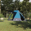 vidaXL Tenda da campeggio con tetto Blu 482 x 360 x 227 cm taffetà