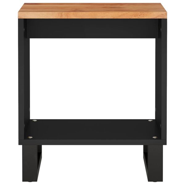 vidaXL Tavolino da Soggiorno 40x31x46 cm Massello Acacia e Multistrato