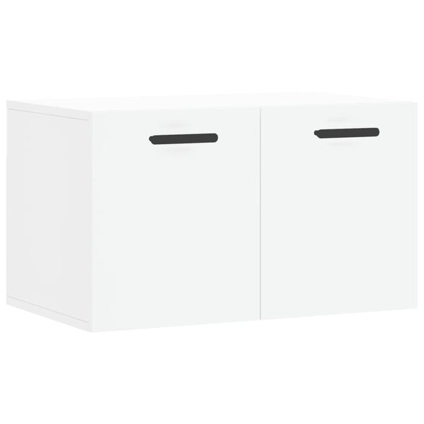 vidaXL Mobile a Parete Bianco 60x36,5x35 cm in Legno Multistrato