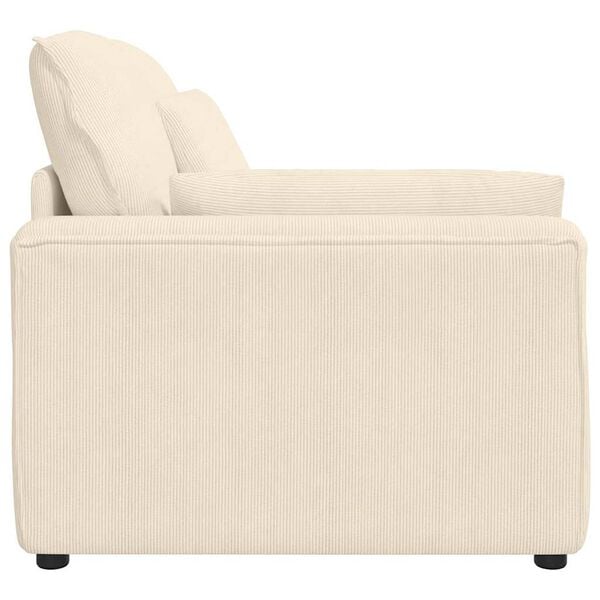 vidaXL Modulo Terminale Bracciolo Divano Modulare con Cuscini 100 cm