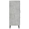 vidaXL Credenza Grigio Cemento 69,5x34x90 cm in Legno Multistrato
