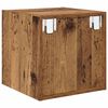 vidaXL Armadietto a muro 2 pcs Legno vecchio 37 x 37 x 37 cm
